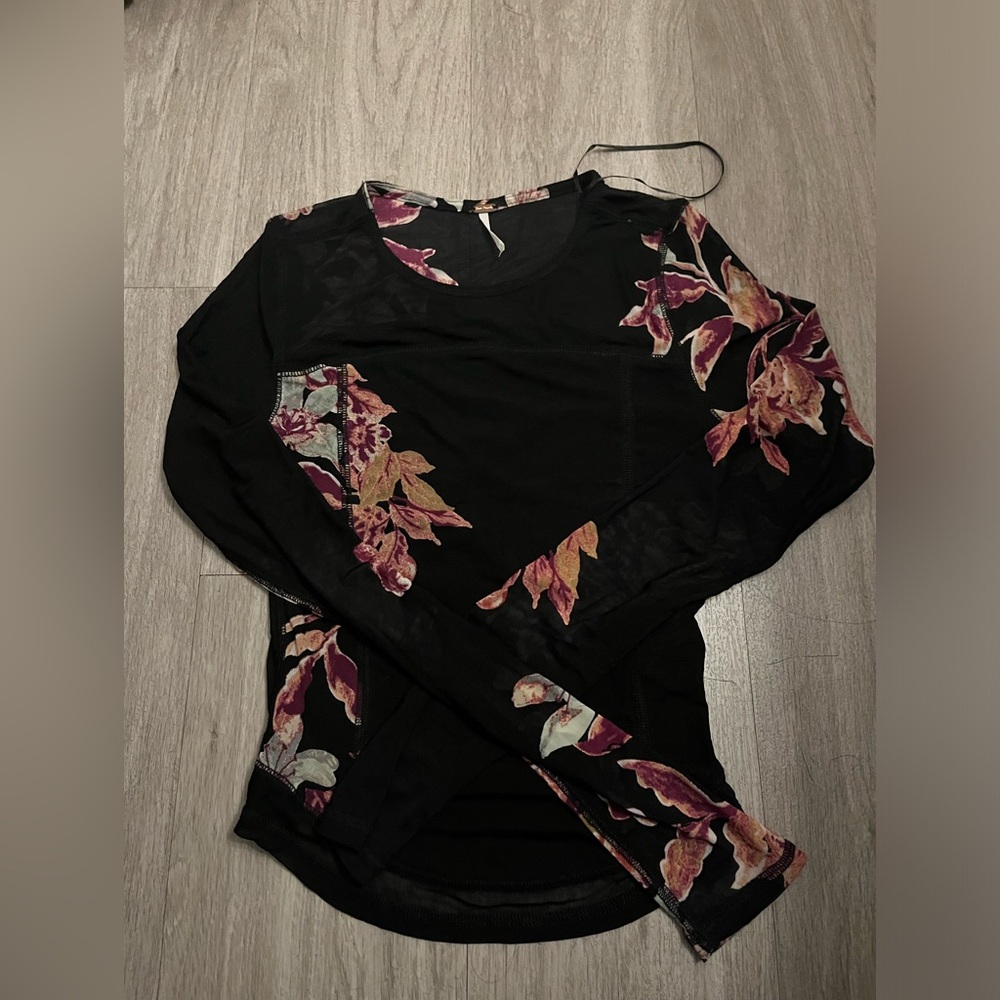 Free People black long sleeve